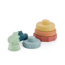 Load image into Gallery viewer, Itzy Ritzy - 恐龍堆疊玩具 Silicone Stacking and Teething Toy (Dino)
