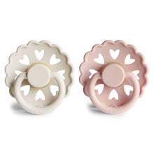 Load image into Gallery viewer, FRIGG - 安撫奶嘴 Fairytale Latex Pacifier Cream/Blush 2pk
