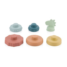Load image into Gallery viewer, Itzy Ritzy - 恐龍堆疊玩具 Silicone Stacking and Teething Toy (Dino)
