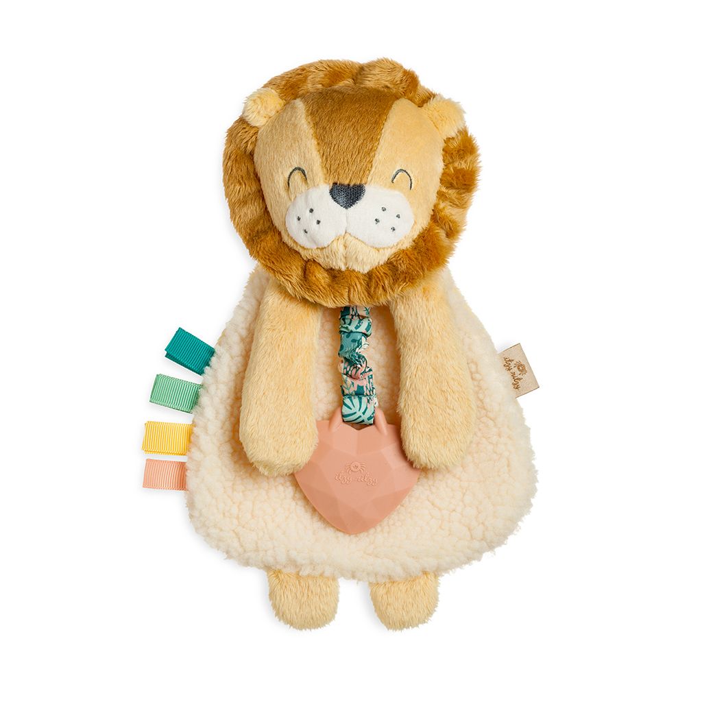 Itzy Ritzy - 獅子咬咬安撫巾 Plush with Silicone Teether Toy (Lion)