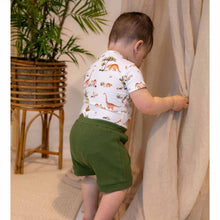 將圖片載入圖庫檢視器 Snuggle Hunny Kids - 有機棉短褲 Organic Shorts (Olive)
