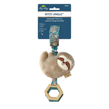 Load image into Gallery viewer, Itzy Ritzy - 迷你樹獺搖鈴玩具 Attachable Travel Toy (Sloth)
