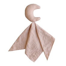 將圖片載入圖庫檢視器 Mushie - 有機棉月亮安撫巾 Moon Lovey Blanket (Blush)
