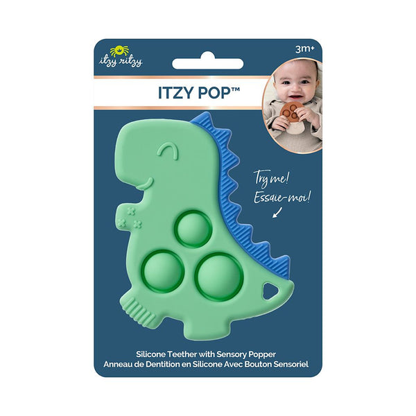 Itzy Ritzy - 恐龍指尖固齒玩具 Sensory Popper Toy (Dino)