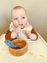 將圖片載入圖庫檢視器 Itzy Ritzy - 幼兒餐具套裝 Baby Spoon &amp; Fork Set (Blue)
