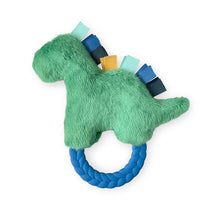 將圖片載入圖庫檢視器 Itzy Ritzy - 恐龍固齒環玩具 Plush Rattle with Teether (Dino)
