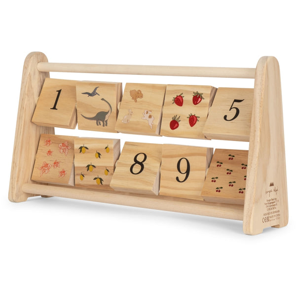 Konges Sløjd - 數字木製玩具 Wooden Number Frame