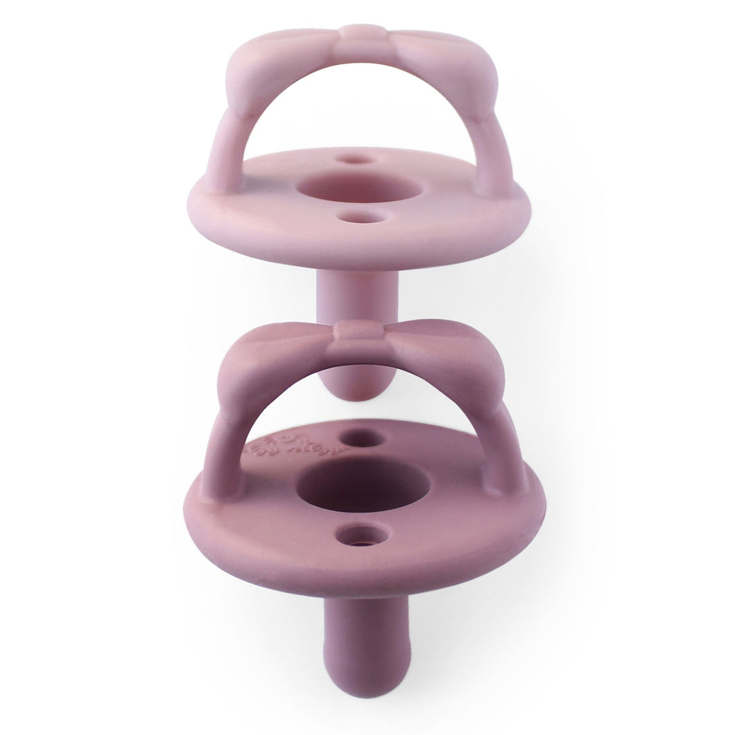 Itzy Ritzy - 安撫奶嘴 Soother Pacifier Set (Orchid + Lilac Bows)