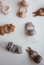 Load image into Gallery viewer, Konges Sløjd - 矽膠水果咬咬樂 Silicone Fruit Feeding Pacifier Dragon (Whale/L’eau)
