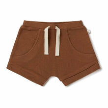 將圖片載入圖庫檢視器 Snuggle Hunny Kids - 有機棉短褲 Organic Shorts (Chocolate)
