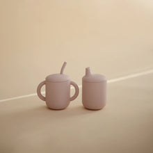 Load image into Gallery viewer, Mushie - Silicone Sippy Cup 學習杯 (Soft Lilac)

