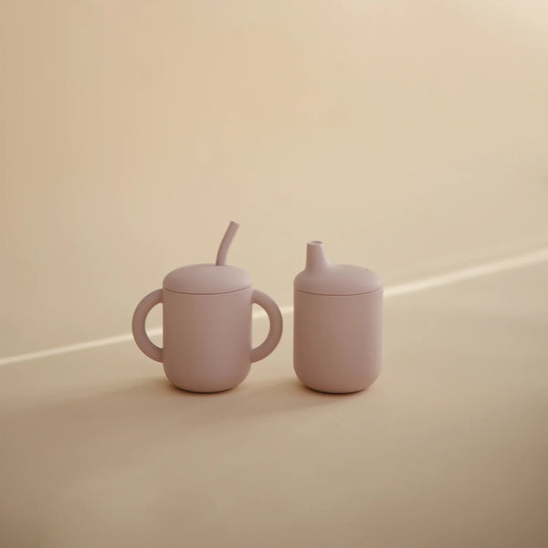 Mushie - Silicone Sippy Cup 學習杯 (Soft Lilac)