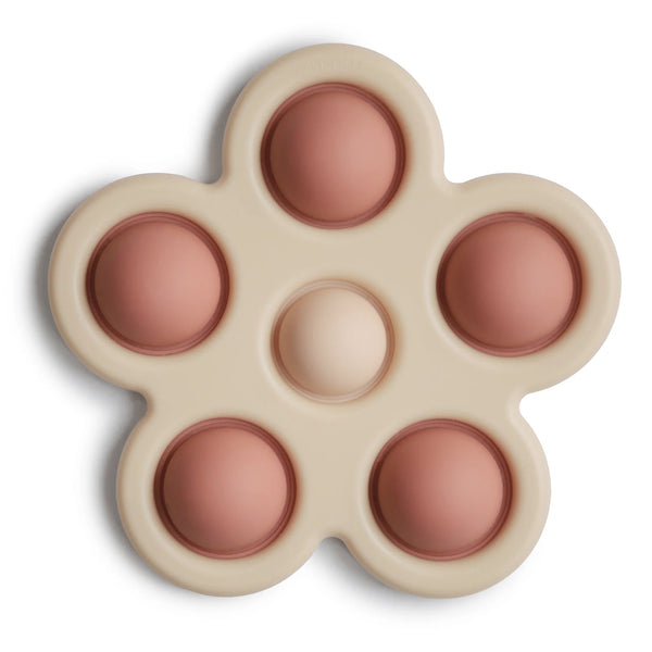 Mushie - 指尖玩具 Flower Press Toy (Rose/Blush/Shifting Sand)