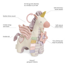 Load image into Gallery viewer, Itzy Ritzy - 飛馬搖鈴玩偶 Activity Plush &amp; Teether Toy (Pegasus)
