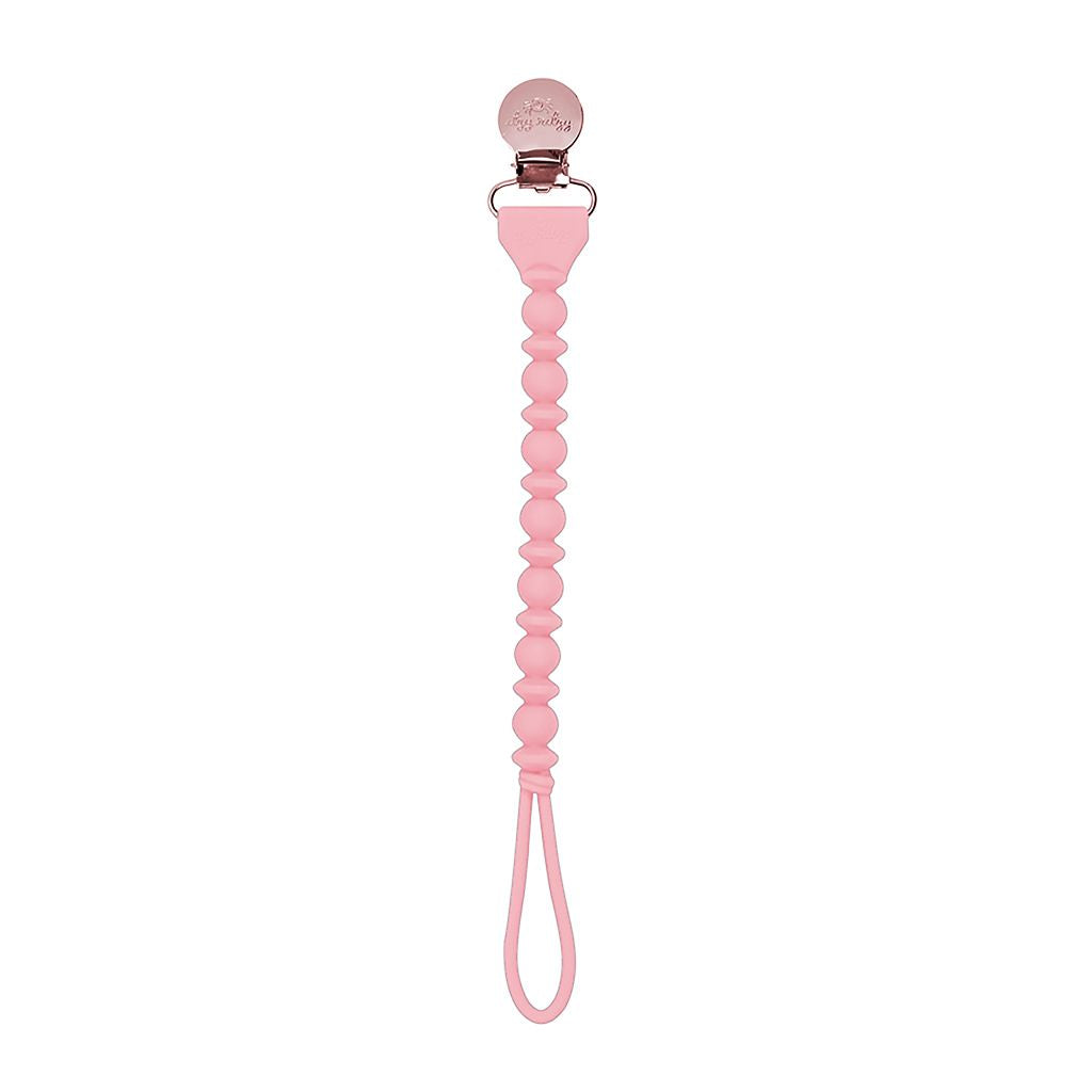 Itzy Ritzy - 矽膠奶嘴鏈 Beaded Pacifier Clip (Pink)