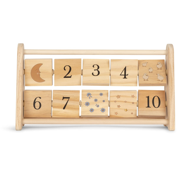 Konges Sløjd - 數字木製玩具 Wooden Number Frame