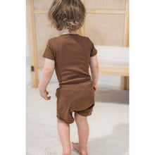 將圖片載入圖庫檢視器 Snuggle Hunny Kids - 有機棉短褲 Organic Shorts (Chocolate)

