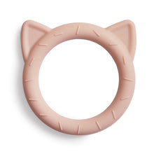 將圖片載入圖庫檢視器 Mushie - 小貓固齒器 Cat Teether (Blush)
