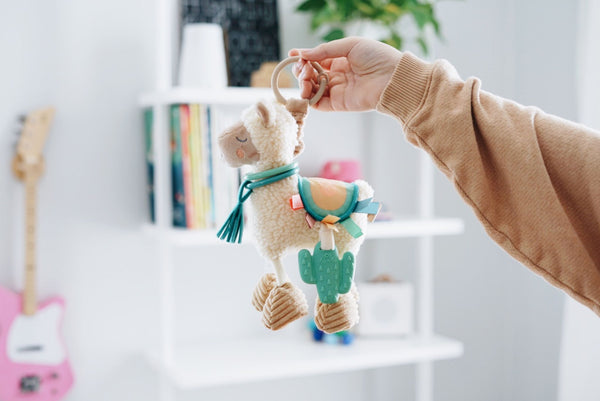 Itzy Ritzy - 草泥馬搖鈴玩偶 Activity Plush & Teether Toy (Llama)
