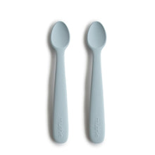 將圖片載入圖庫檢視器 Mushie - 矽膠匙羹 Silicone Feeding Spoons (Powder Blue)
