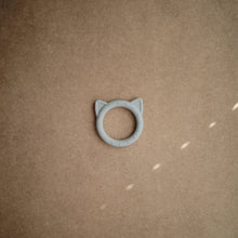 Load image into Gallery viewer, Mushie - 小貓固齒器 Cat Teether (Stone)
