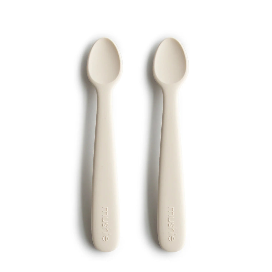 Mushie - 矽膠匙羹 Silicone Feeding Spoons (Ivory)