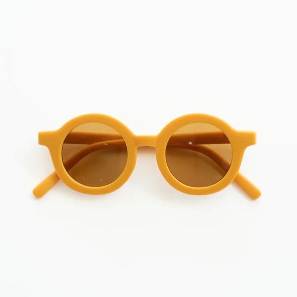 Grech & Co - 兒童太陽眼鏡 Round Sustainable Sunglasses (Golden)