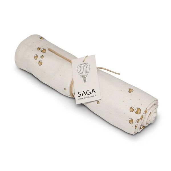 Saga Copenhagen - 有機棉包巾 Swaddle (Hazelnuts)