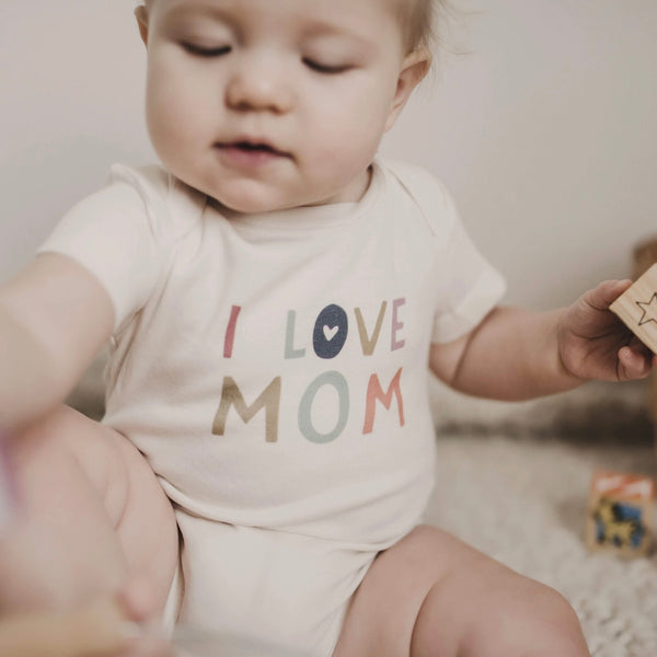 Finn + Emma - 連身衣 Bodysuit I Love Mum