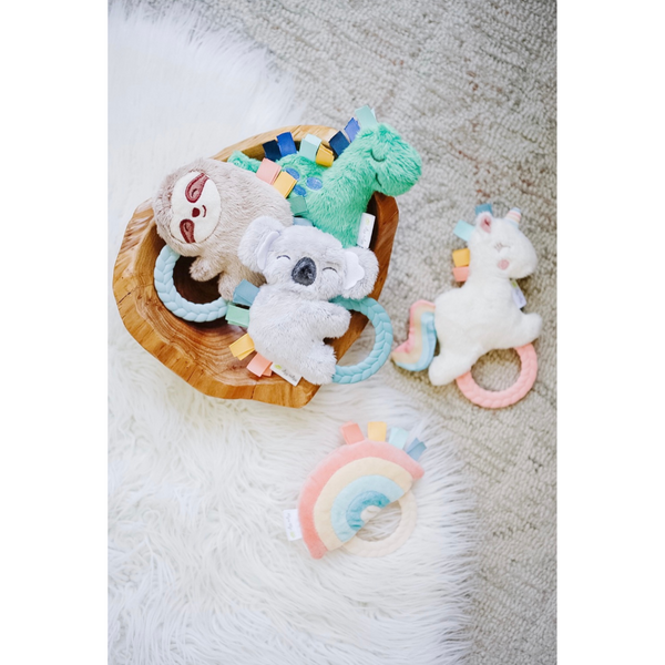 Itzy Ritzy - 恐龍固齒環玩具 Plush Rattle with Teether (Dino)