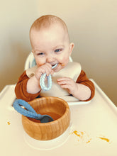 將圖片載入圖庫檢視器 Itzy Ritzy - 幼兒餐具套裝 Baby Spoon &amp; Fork Set (Blue)
