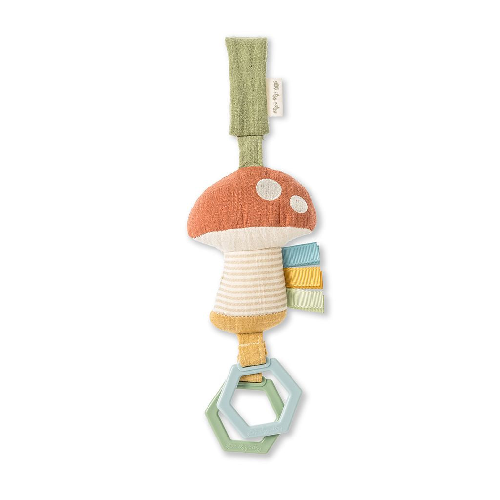 Itzy Ritzy - 迷你蘑菇搖鈴玩具 Attachable Travel Toy (Mushroom)