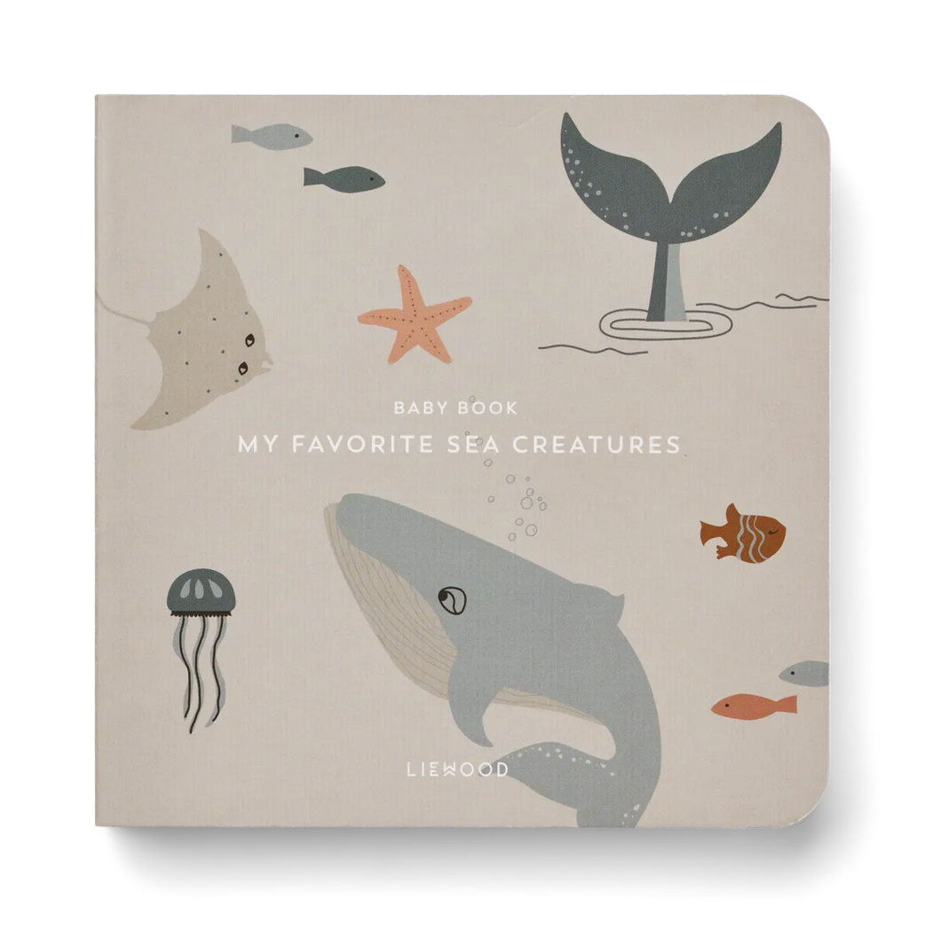 Liewood - 海洋生物圖書 Bertie Baby Book (Sea Creature / Sandy)