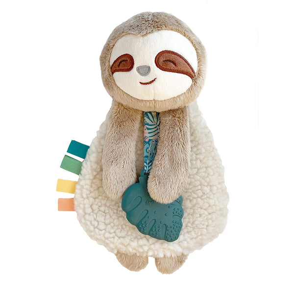 Itzy Ritzy - 樹獺咬咬安撫巾 Plush with Silicone Teether Toy (Sloth)
