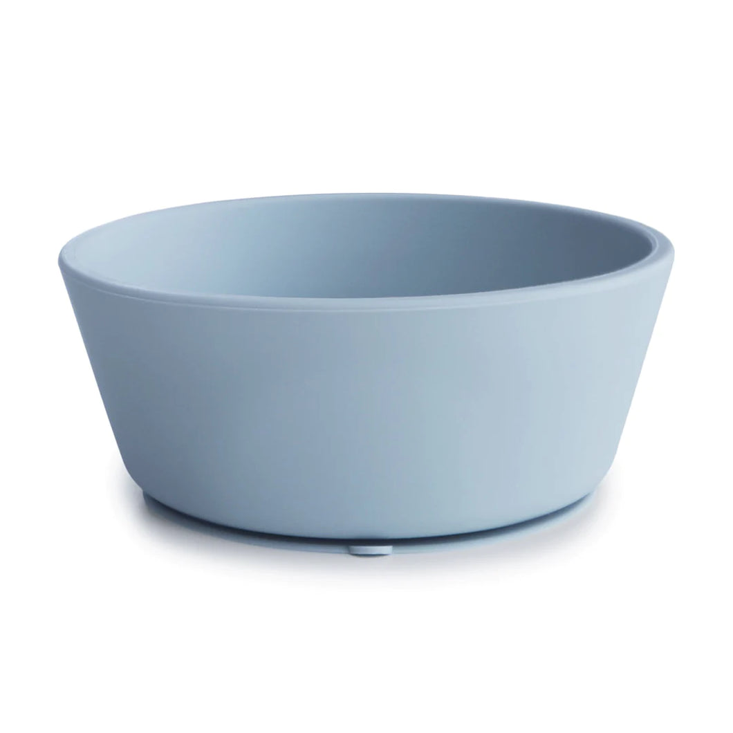 Mushie - Silicone Bowl 吸盤矽膠碗 (Powder Blue)